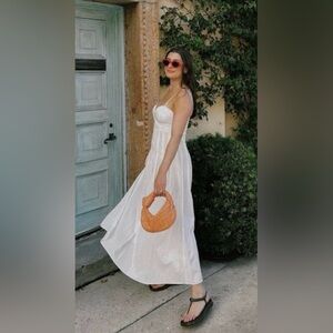 Zara Strapless White Dress